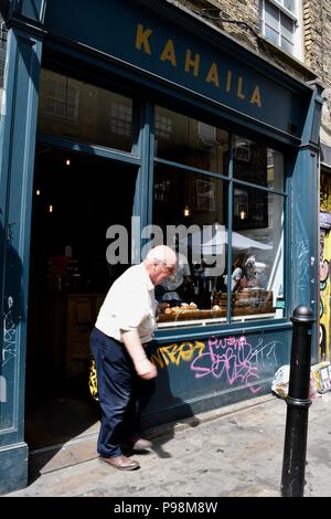 Brick Lane im Londoner East End Stockfoto