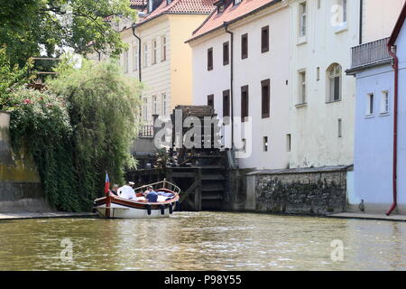 Grand Priory Mühle, Čertovka (Devil's Stream aka wenig Prag Venedig), Malá Strana (Kleinseite), Prag, Tschechien (Tschechische Republik), Europa Stockfoto