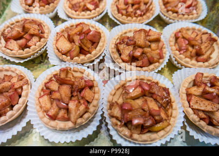 Cupcakes Apple Crumble Stockfoto