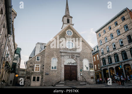 Place Royale Quebec City Landmark Stockfoto