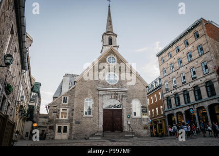 Place Royale Quebec City Landmark Stockfoto