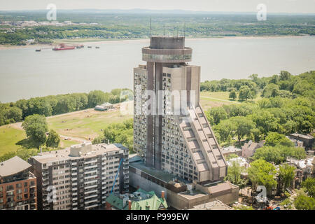 Hotel Le Concorde Quebec City Kanada Stockfoto