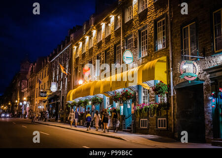 Rue Saint-Louis Quebec City Kanada Stockfoto