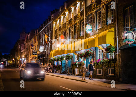 Rue Saint-Louis Quebec City Kanada Stockfoto