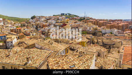 Panoramablick auf die historische Altstadt von Cuenca, Spanien Stockfoto