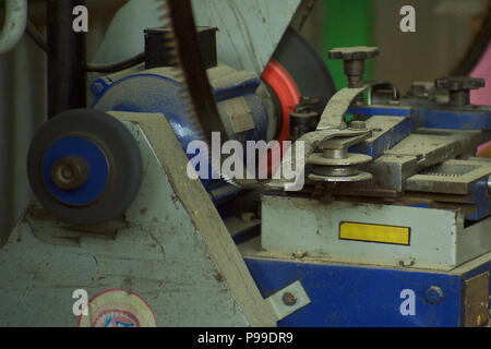 In der Nähe von Öl die Füllmaschine, Interior shot Stockfoto