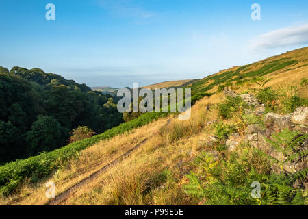Lumb Loch fällt in Hebden Bridge, Calderdale Stockfoto