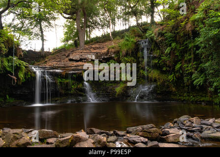 Lumb Loch fällt in Hebden Bridge, Calderdale Stockfoto
