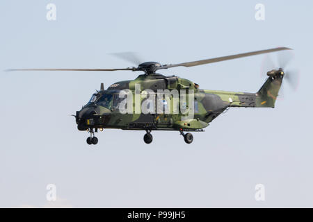 NH-Industries NH90 TTH Hubschrauber der finnischen Armee an der Royal International Air Tattoo an RAF Fairford, England. Stockfoto