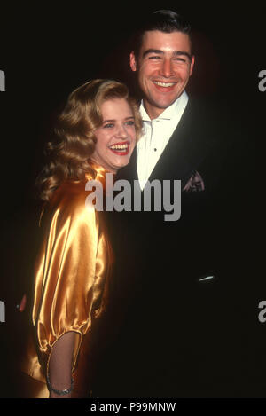 BEVERLY HILLS, Ca - 17. März: (L-R) Schauspielerin Tammy Lauren und Schauspieler Kyle Chandler die 18. jährliche People's Choice Awards am 17. März 1992 sorgen in den Universal Studios in Universal City, Kalifornien. Foto von Barry King/Alamy Stock Foto Stockfoto