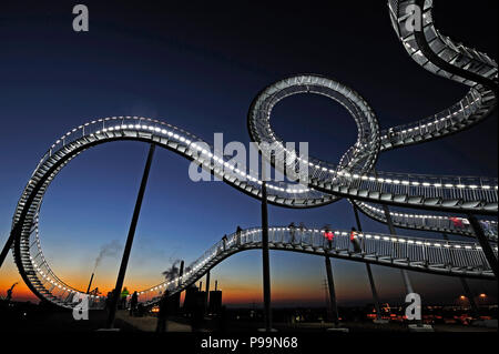 Deutschland, Landmarke Angerpark in Duisburg. Stockfoto