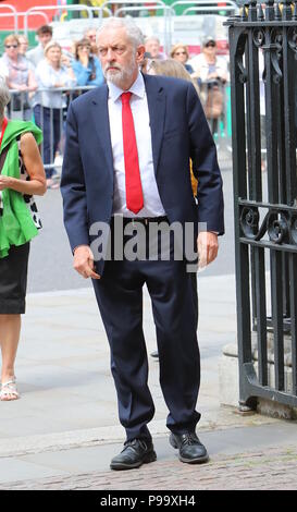 Ein Service der Danksagung für Professor Stephen Hawking am Westminster Abbey mit: Jeremy Corbyn Wo: London, Großbritannien Wann: 15 Jun 2018 Credit: John rainford/WANN Stockfoto