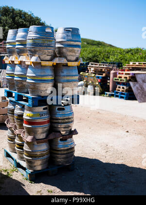 Brauerei Fässer, Isles of Scilly. Stockfoto