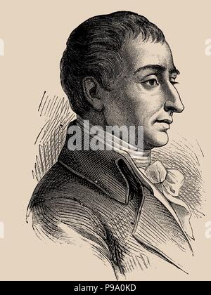 Portrait Der Mathematiker Joseph-Louis Lagrange (1736-1813). Museum: private Sammlung. Stockfoto