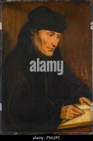 Portrait des Erasmus von Rotterdam (1467-1536). Museum: Rijksmuseum, Amsterdam. Stockfoto
