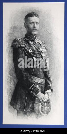 Portrait von Großfürst Sergei Alexandrowitsch von Russland (1857-1905). Museum: Staatliches Historisches Museum, Moskau. Stockfoto