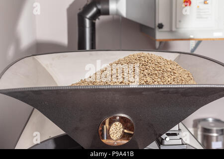 Kaffee Produktion Stockfoto