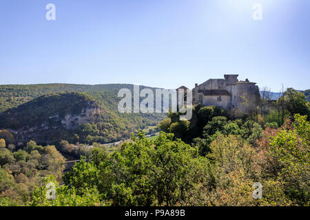 Frankreich, Tarn-et-Garonne, Quercy, Bruniquel, "Les Plus beaux villages de France (Schönste Dörfer Frankreichs), die Schlösser // Frankreich, Stockfoto