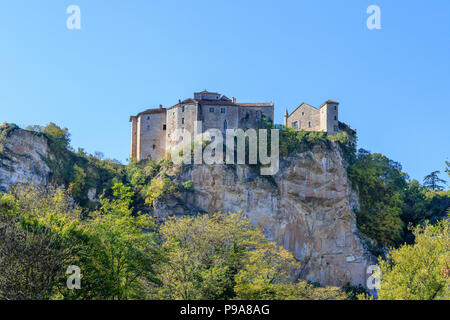 Frankreich, Tarn-et-Garonne, Quercy, Bruniquel, "Les Plus beaux villages de France (Schönste Dörfer Frankreichs), die Schlösser // Frankreich, Stockfoto