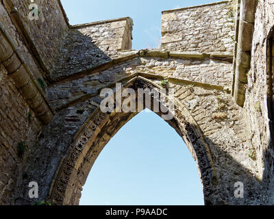 Chepstow Castle, Gwent, Monmouthshire. Großbritannien Stockfoto