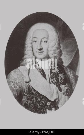 Graf Jean Armand De L'Estocq (1692-1767). Museum: Russian State Library, Moskau. Stockfoto