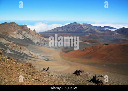 Bunte Hang in Haleakala National Park, Maui, Hawaii Stockfoto