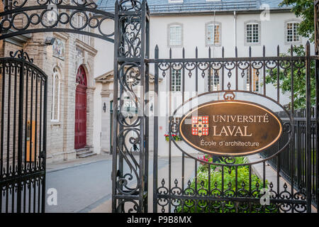 Der Laval Universität Campus der französischen Schule in Quebec City Kanada Stockfoto