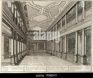 Bibliothek der Akademie der Wissenschaften (Aus: Das Gebäude der Kaiserlichen Akademie der Wissenschaften). Museum: Museum der Bildenden Künste Akademie St. Petersburg. Stockfoto