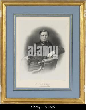 Portrait von Alexandre Colonna-Walewski Florian Joseph Graf (1810-1868). Museum: Patrimoine comte Charles-André Colonna Walewski. Stockfoto