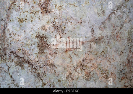 Mehrfarbiger Marmor Putzstruktur mit verschiedenen Spots und Adern, kann als Hintergrund verwendet werden Stockfoto