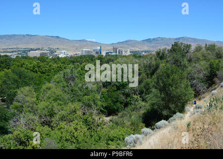 Boise Blick von Crescent Rim Stockfoto