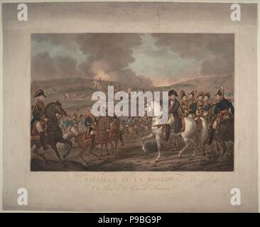 Die Schlacht von Borodino am 26. August 1812. Museum: private Sammlung. Stockfoto