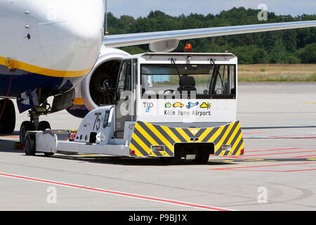 Vorfeld Flughafen Köln/Bonn Stockfoto