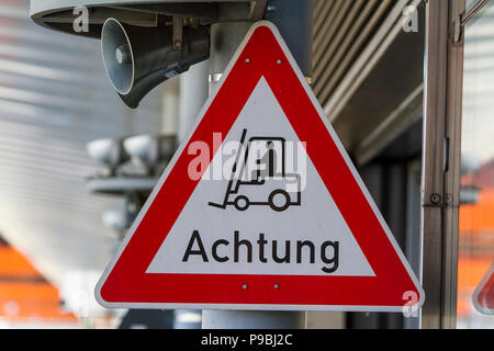 Vorfeld Flughafen Köln/Bonn Stockfoto