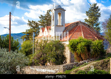 Die Kirche St. Johannes der Vorläufer. Kedares Dorf. Bezirk Paphos, Zypern Stockfoto