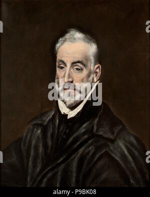 Portrait von Antonio de Covarrubias y Leiva. Museum: Museo del Greco, Toledo. Stockfoto