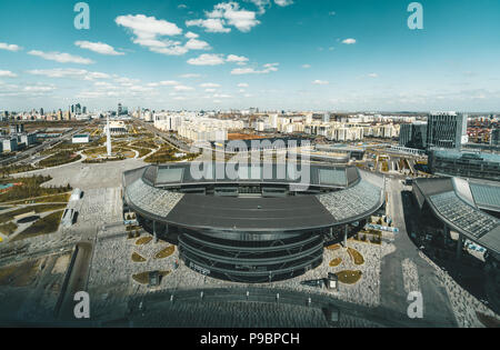Panorama Ansicht von Astana in Kasachstan von der Expo Gebäude gesehen Stockfoto