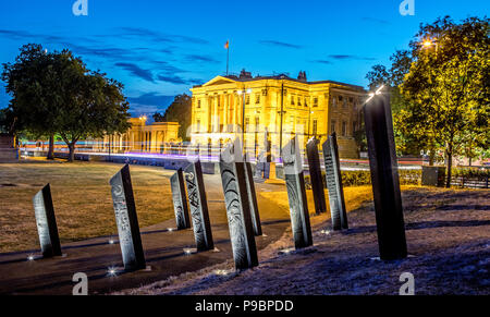 Die Neuseeland War Memorial Hyde Park Corner London UK Stockfoto