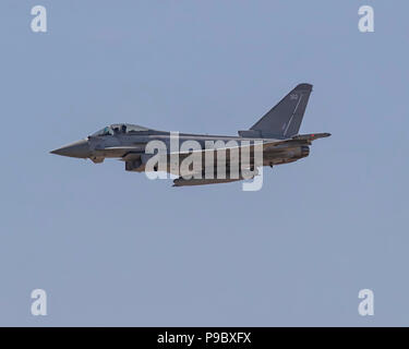 RAF Eurofighter Typhoon bei der jährlichen RNAS Yeovilton Air Tag Stockfoto