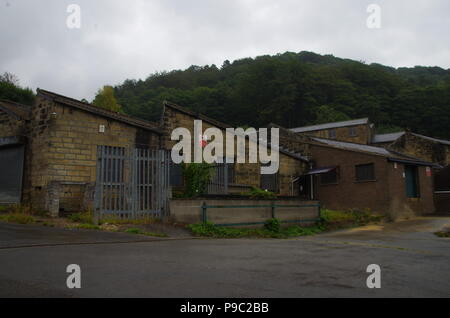 Hebden Bridge. John O'Groats (Duncansby head) zu den Ländern Ende Ende Trail zu beenden. England. Großbritannien Stockfoto