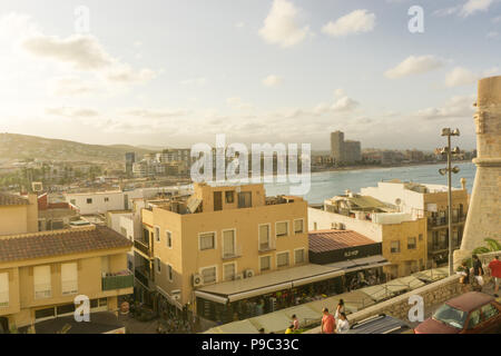 Peñiscola, Spanien, 19. August 2017: allgemeine Ansicht von peniscola in Spanien Stockfoto