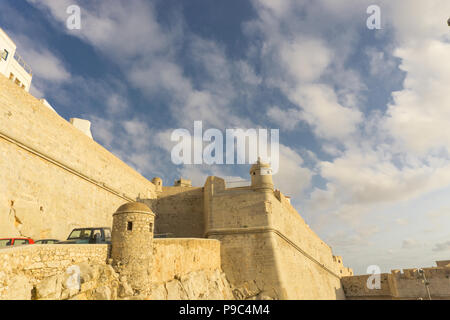 Peñiscola, Spanien, 19. August 2017: allgemeine Ansicht von peniscola in Spanien Stockfoto