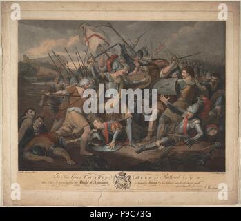 Die Schlacht von Agincourt am 25. Oktober 1415. Museum: private Sammlung. Stockfoto