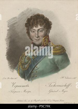 Porträt des Grafen Alexander Iwanowitsch Cernysev (1786-1857). Museum: private Sammlung. Stockfoto