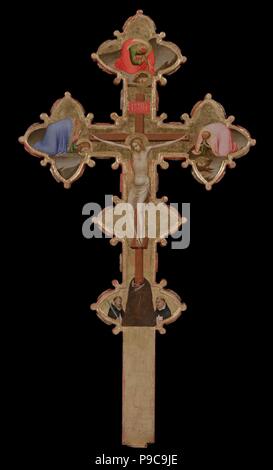 Tragbare, Doppelseitige Kreuz (verso). Museum: Museo Poldi Pezzoli, Mailand. Stockfoto