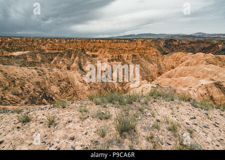 Zhabyr Canyon Gelb Canyon National Park Charyn, Kasachstan Stockfoto