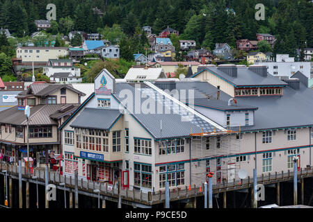 Ketchikan, Alaska, USA, Donnerstag, 24. Mai 2018. Stockfoto