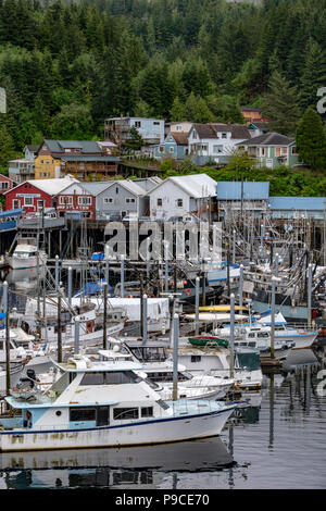 Ketchikan, Alaska, USA, Donnerstag, 24. Mai 2018. Stockfoto