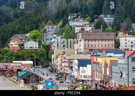 Ketchikan, Alaska, USA, Donnerstag, 24. Mai 2018. Stockfoto