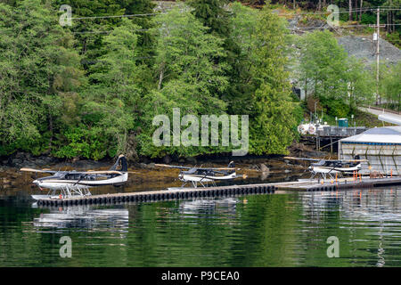 Wasserflugzeuge, Ketchikan, Alaska, USA, Donnerstag, 24. Mai 2018. Stockfoto